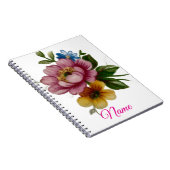 Porcelain Inspired Floral  ノートブック (右側)