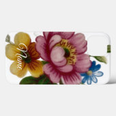 Porcelain Inspired Floral Case-Mate iPhoneケース (裏面 (横))