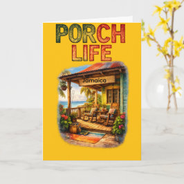 Porch life jamaica カード