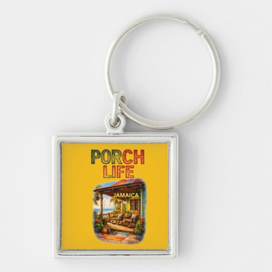 Porch life jamaica キーホルダー (正面)