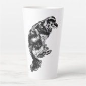 Porch-Light Outline — Retriever カフェラテマグ (正面)