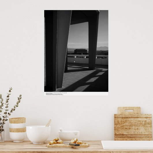 Porch of Physics Lecture Hall建物 ポスター (キッチン)