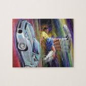 PORCHEおよびFOOTBALL/SOCCERプレーヤー ジグソーパズル (横)