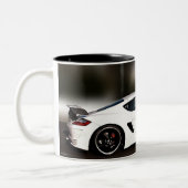 PORCHEのコップ(正しいスペリングはそれを取除かれて得ます) ツートーンマグカップ (左)