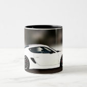 PORCHEのコップ(正しいスペリングはそれを取除かれて得ます) ツートーンマグカップ (中央)