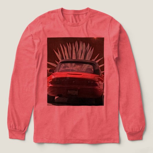 Porcupine Car 🚘 トライブレンドTシャツ (デザイン正面)