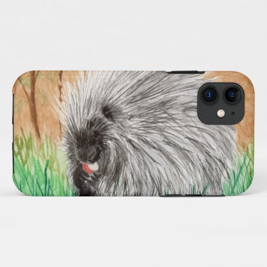 Porcupine Case-Mate iPhoneケース (裏面(横))