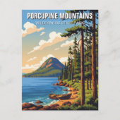 Porcupine Mountains Wilderness State Park ポストカード (正面)