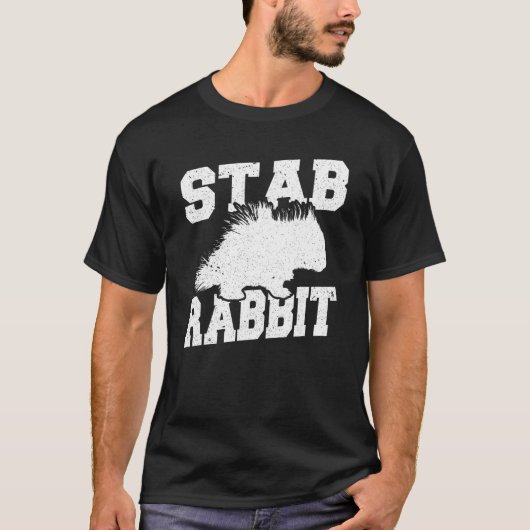 Porcupine Stab Rabbit Tシャツ (正面)