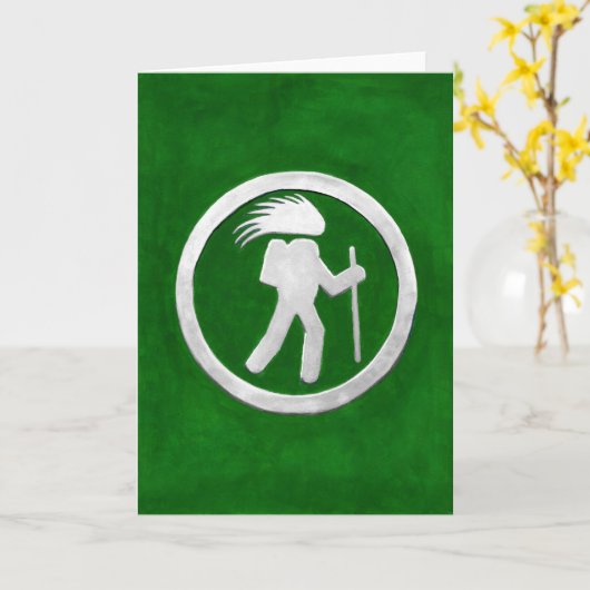 Porcupine Trail Marker カード (黄色い花)