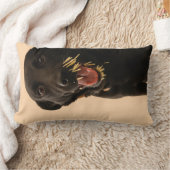 Porcupine vs. Dog ランバークッション (ブランケット)