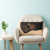 Porcupine vs. Dog ランバークッション (椅子)