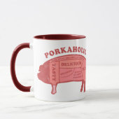 Porkaholicのマグ マグカップ (左)
