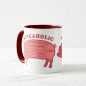 Porkaholicのマグ マグカップ (正面左)