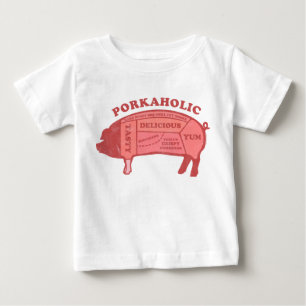 Porkaholicのワイシャツ ベビーTシャツ