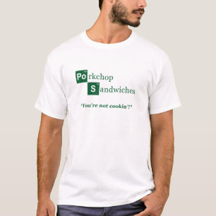 Porkchopはパロディのロゴを挟みます Tシャツ