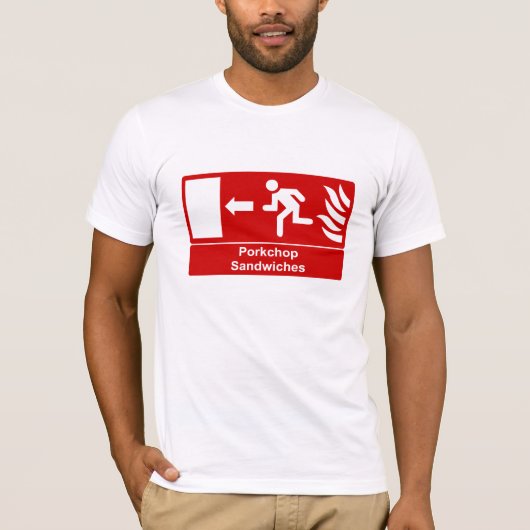 Porkchopは印を挟みます Tシャツ (正面)