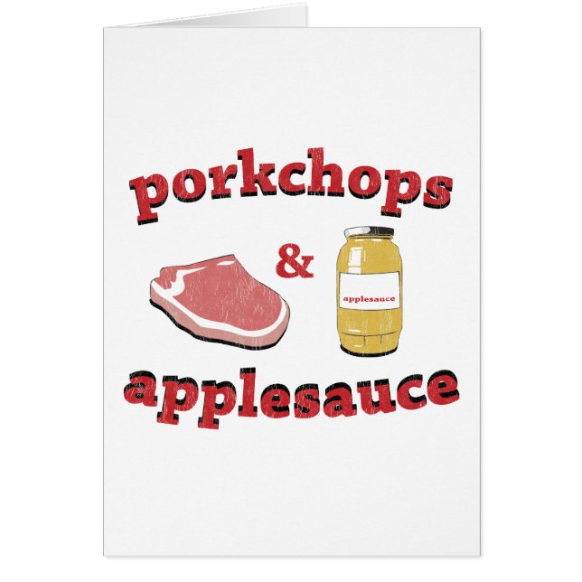 porkchops及びアップルソース (正面)