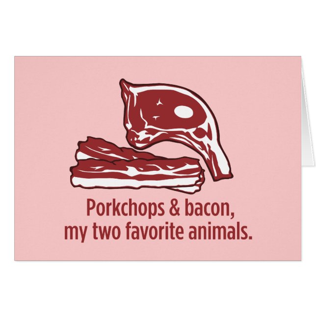 Porkchops及びベーコンの私の2匹のお気に入りのな動物 (正面横)