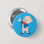 Porky Pig | Classic Pose 缶バッジ (正面&裏面)