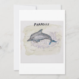 Porpoise Greeting Card 招待状