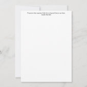 Porpoise Greeting Card 招待状 (裏面)