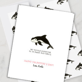 Porpoise Valentine Holiday Card シーズンカード