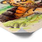 @porridgebrain irkafirkaプリント ポスター (角)