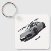 Porsche 911 GTS 2026 Keychain (PERSONALIZED) 992.2 キーホルダー (正面)
