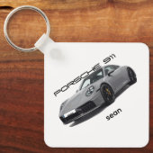 Porsche 911 GTS 2026 Keychain (PERSONALIZED) 992.2 キーホルダー (正面)