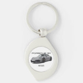 Porsche 911 GTS 2026 Metal Keychain (Personalized) キーホルダー (正面)