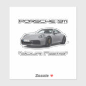 Porsche 911 (PERSONALIZED) 992.2 シール (シート)