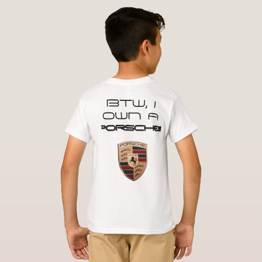 Porsche 911 (PERSONALIZED) 992.2 Tシャツ (裏面フル)