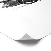 Porsche 930 Turbo Print 12x16 ポスター (角)