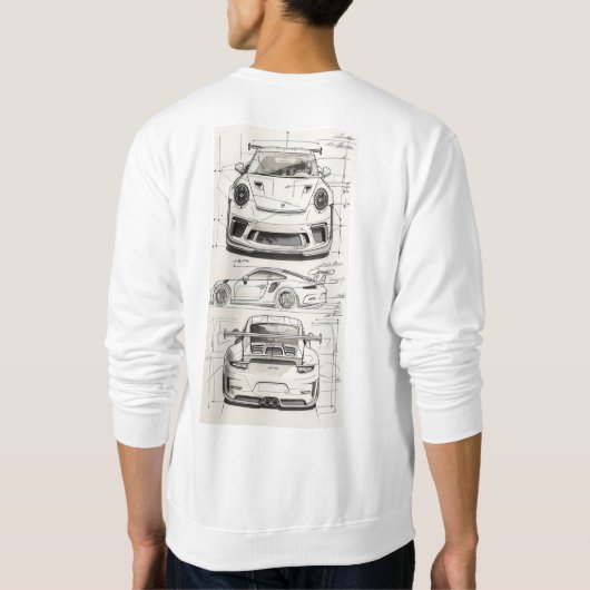 Porsche Sweater. スウェットシャツ (裏面)
