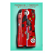 Porsche vs Ferrari ポスター (正面)