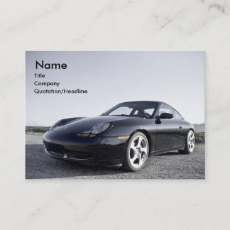 "Porshe"のぽっちゃりしたプロフィールカード 名刺