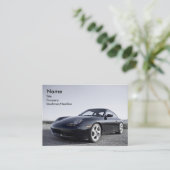 "Porshe"のぽっちゃりしたプロフィールカード 名刺 (スタンド正面)