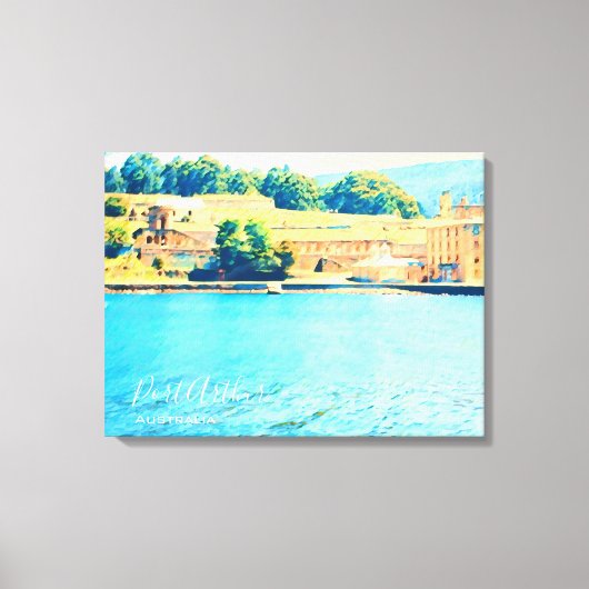 Port Arthur Tasmaniaオーストラリア旅行 キャンバスプリント (正面)