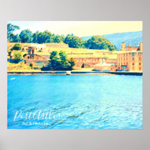 Port Arthur Tasmaniaオーストラリア旅行 ポスター