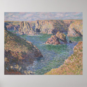 Port-Domois, Belle-Isle (1887) by Claude Monet ポスター