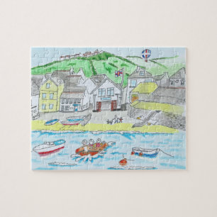 Port Isaac, Cornwall, England Jigsawパズル ジグソーパズル