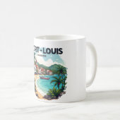 PORT-LOUIS GUADELOUPE コーヒーマグカップ (正面右)