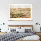 Port of New York from the Battery looking South キャンバスプリント (インサイチュ (寝室))