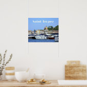 Port of Saint-Tropez ,Côte d'Azur ポスター (キッチン)