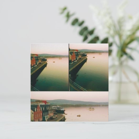 Port of Tobermory, Isle of Mull, Scotland 招待状 (スタンド正面)