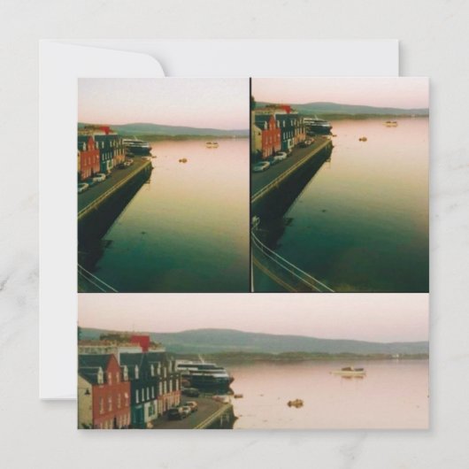 Port of Tobermory, Isle of Mull, Scotland 招待状 (正面)