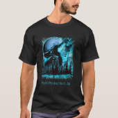 Port Protection Alaska Howling Wolf Moon Forest Na Tシャツ (正面)