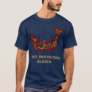 Port Protection Alaska Native American Salmon Tシャツ