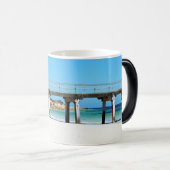 Port Rickaby、南オーストラリア、Jetty、 モーフィングマグカップ (正面右)